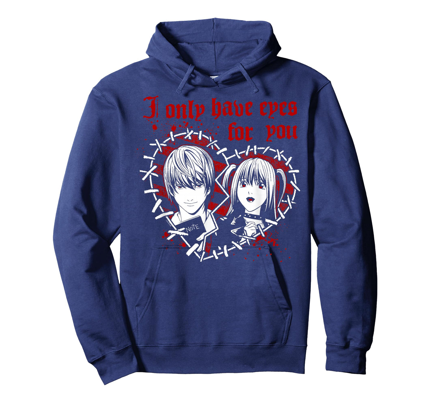 Death Note Only Have Eyes for You Stitched Heart Anime T-Shirt