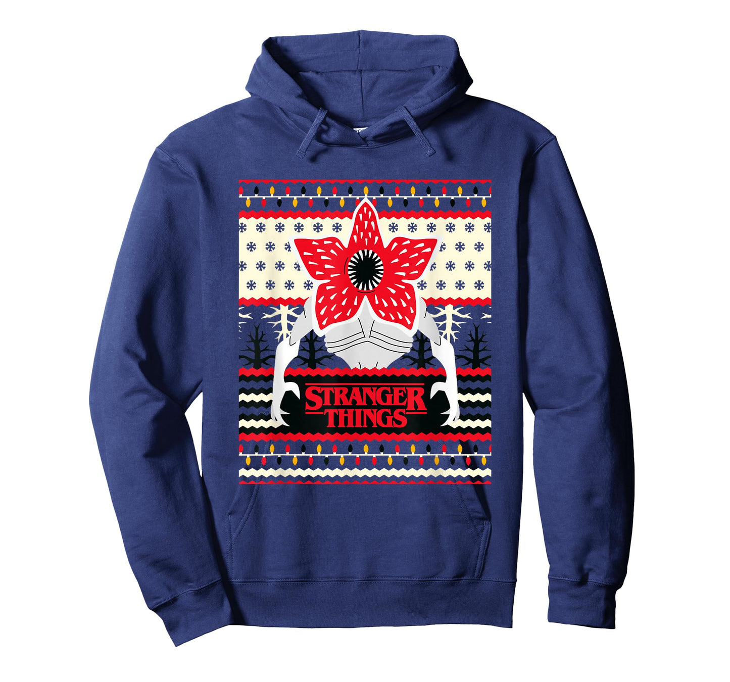 Stranger Things Christmas Epic Demogorgon Chest Ugly Sweater T-Shirt