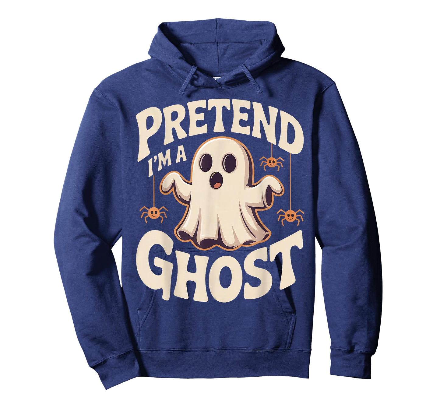 Pretend I'm A Ghost Funny Lazy Halloween Ghost Costume T-Shirt