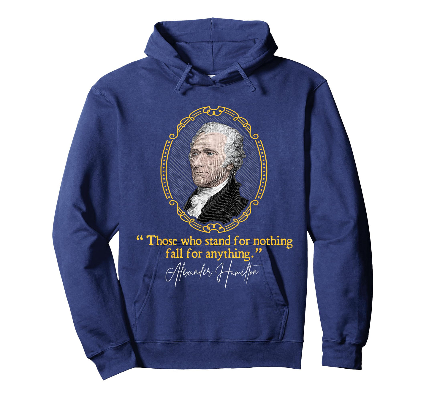 Awesome Patriotic Shirts - Alexander Hamilton Quote - Presidents' Day T-Shirt - Unisex-Adults - Black - Small - Short Sleeve
