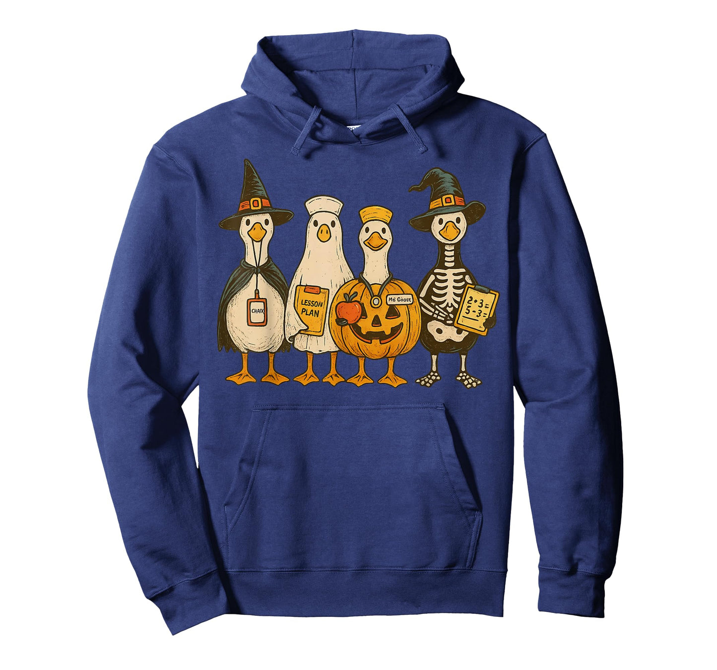 Funny Silly Goose Teacher Halloween Trick or Teach T-Shirt