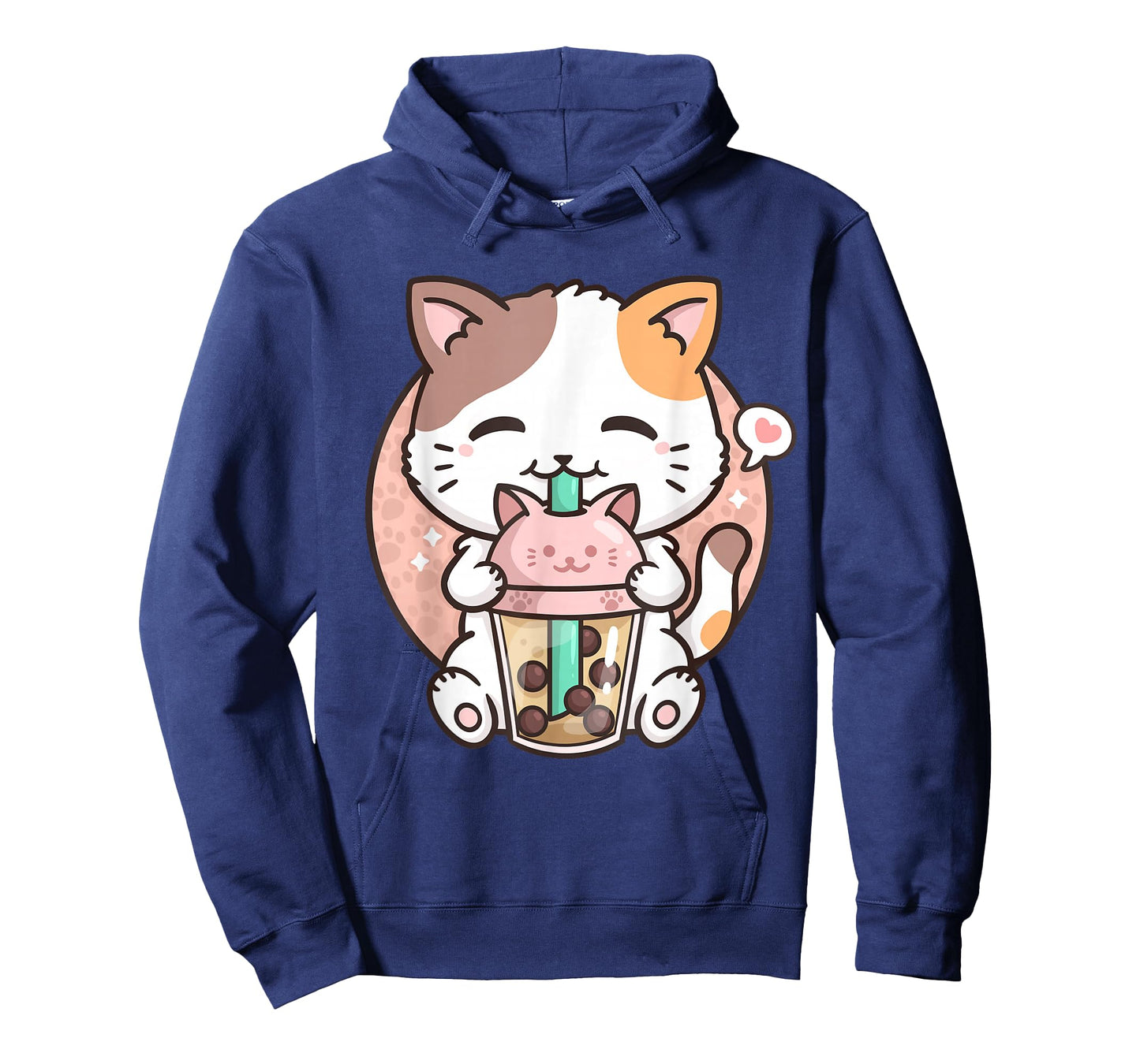 Boba Tea Cat Bubble Tea Cat Milk Tea Kawaii Anime Cat T-Shirt
