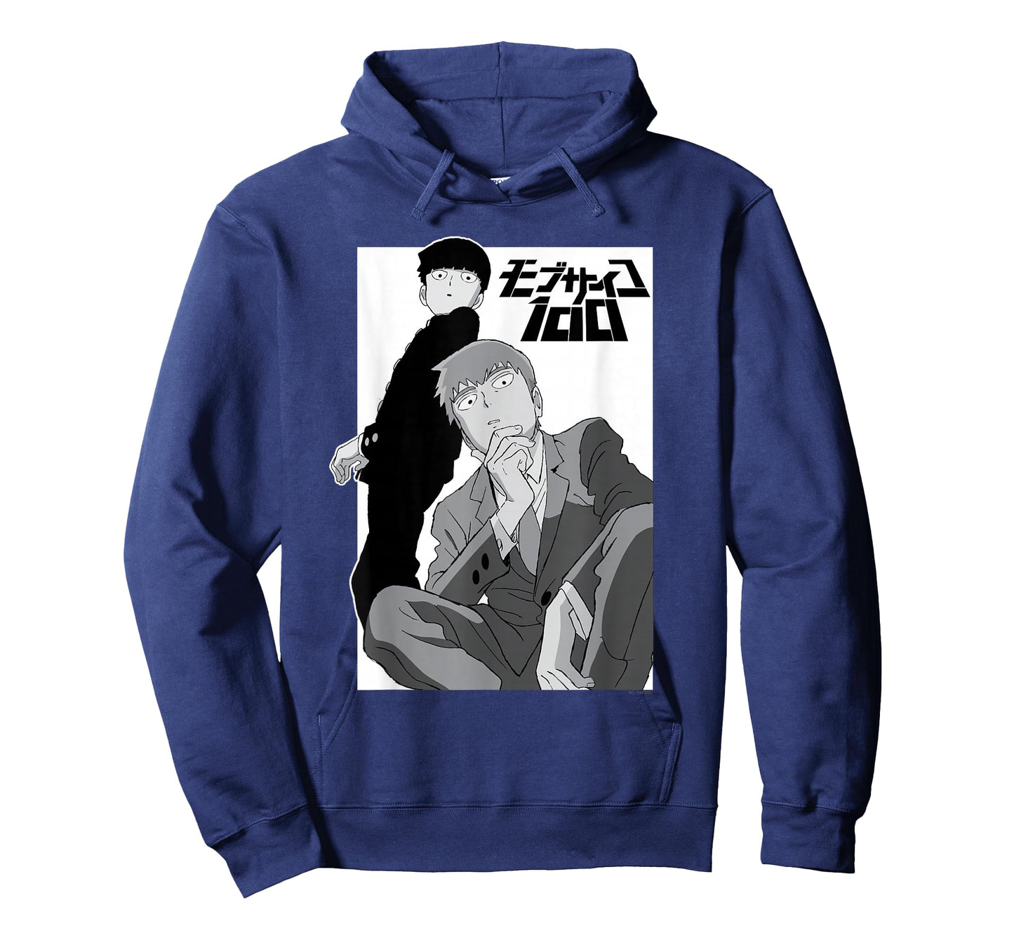 Mob Psycho 100 Black and White Shigeo and Arataka Anime T-Shirt