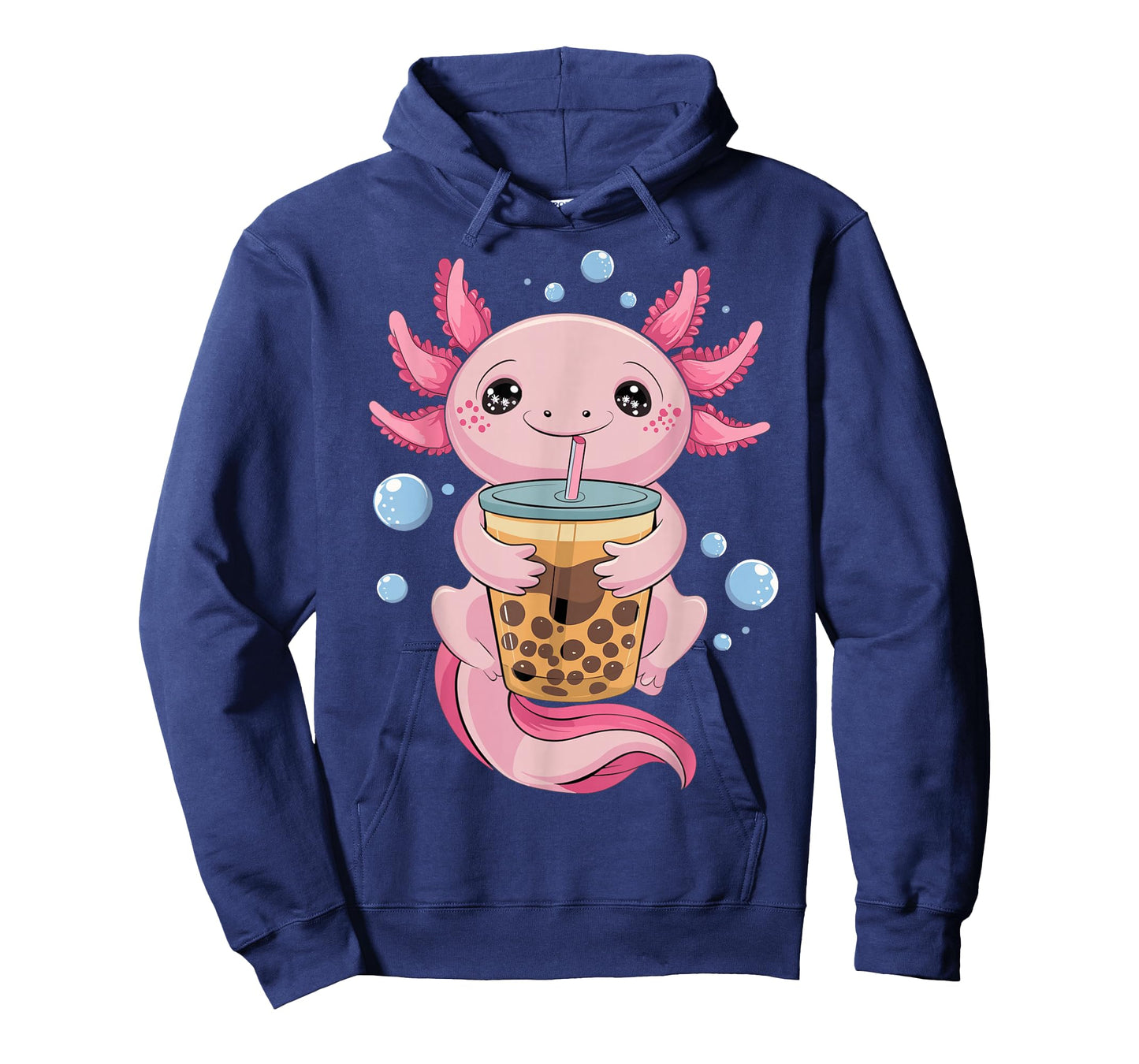Axolotl Boba Tea Bubble Tea Kawaii Axolotl T-Shirt