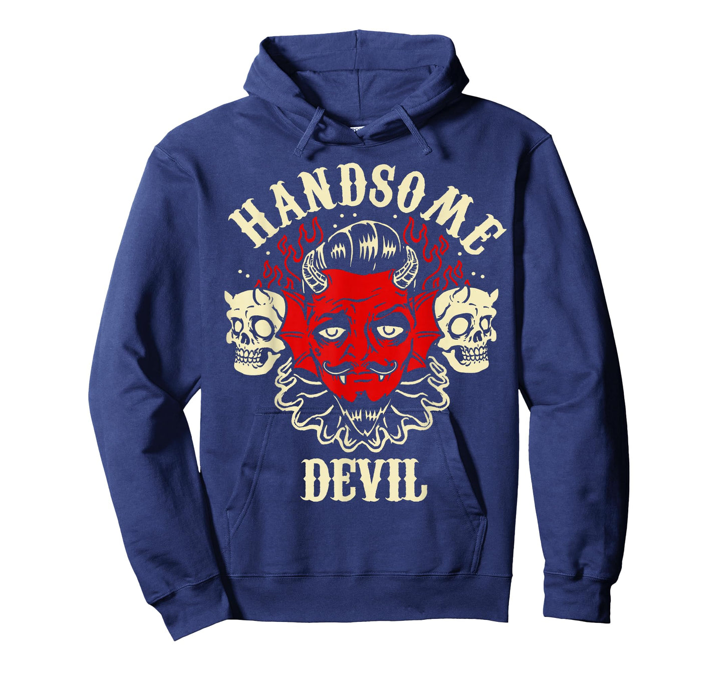 Horror Art - Handsome Devil Demon Psychobilly Lowbrow Art T-Shirt