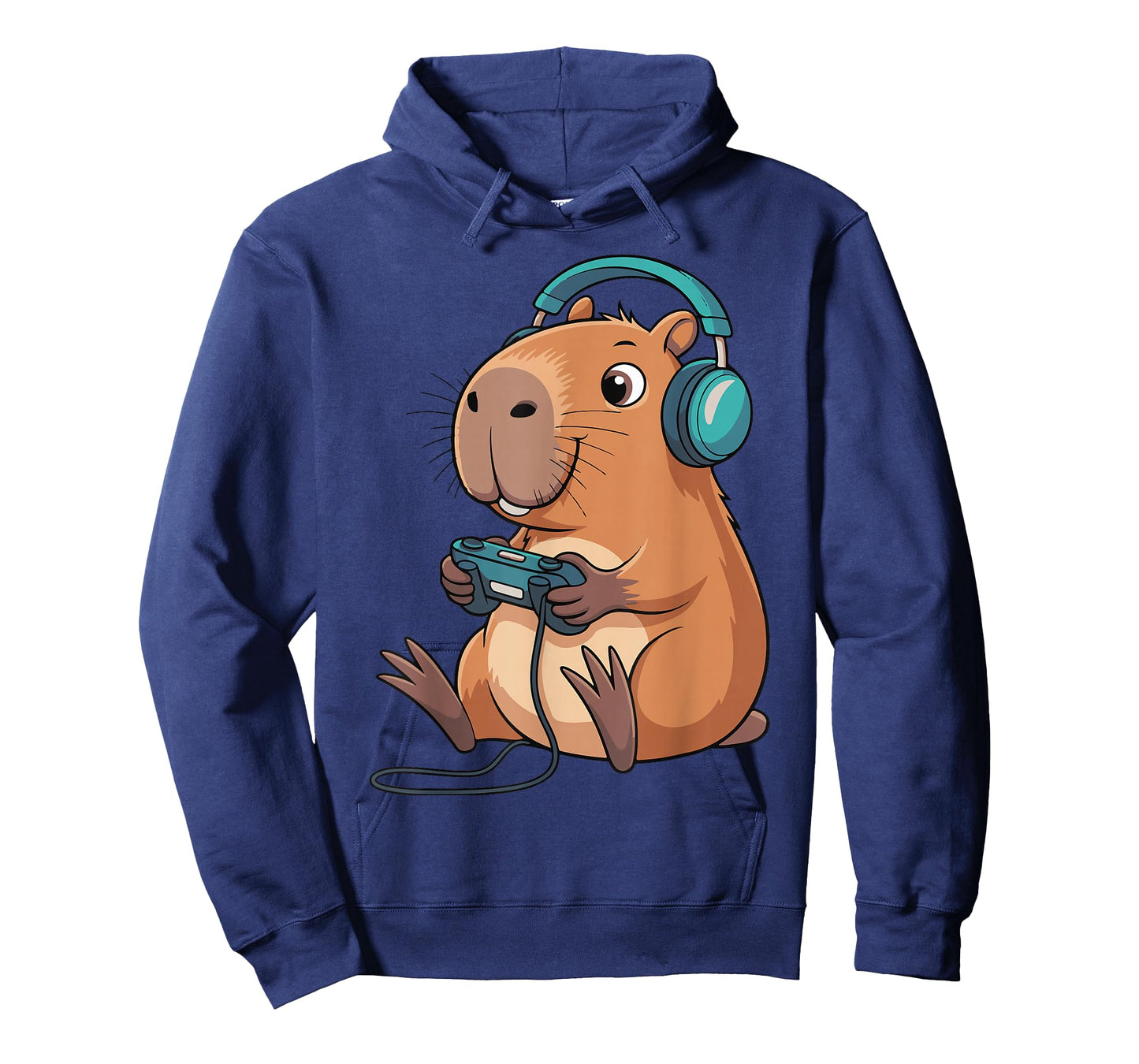 Cute Capybara Gaming Graphic Tee Funny Video Games Kids Boy T-Shirt
