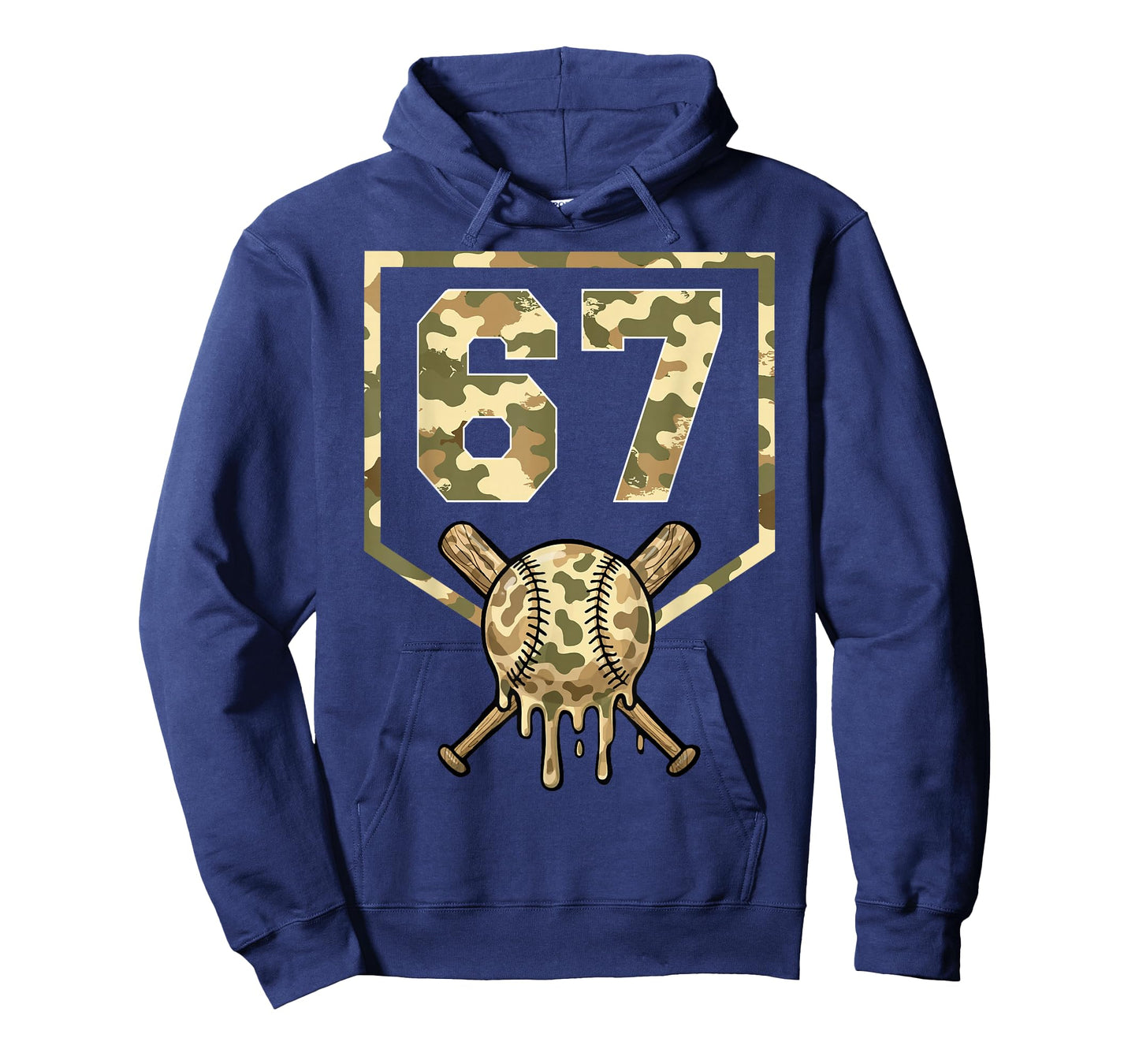 Baseball 67 Drip Boys Ice Cream Dripping Six Seven Camo Kids T-Shirt