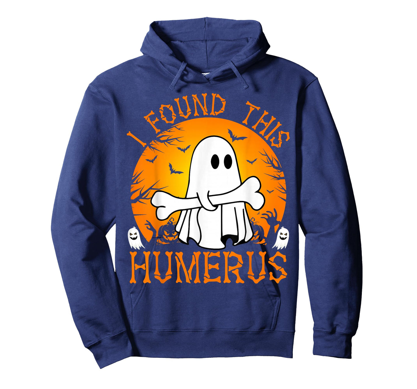 I Found This Humerus Funny Halloween Ghost Bone Spooky T-Shirt