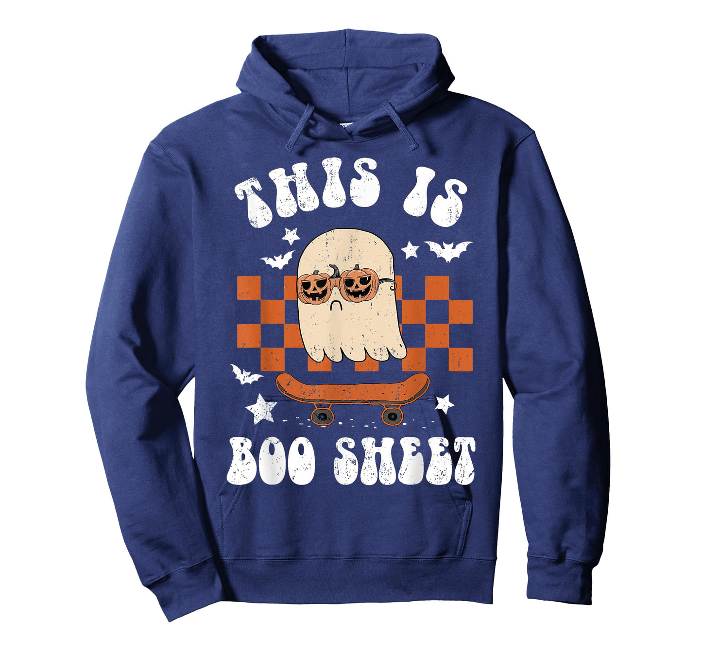 Cute Ghost Skateboarding This is Boo Sheet Halloween Costume T-Shirt
