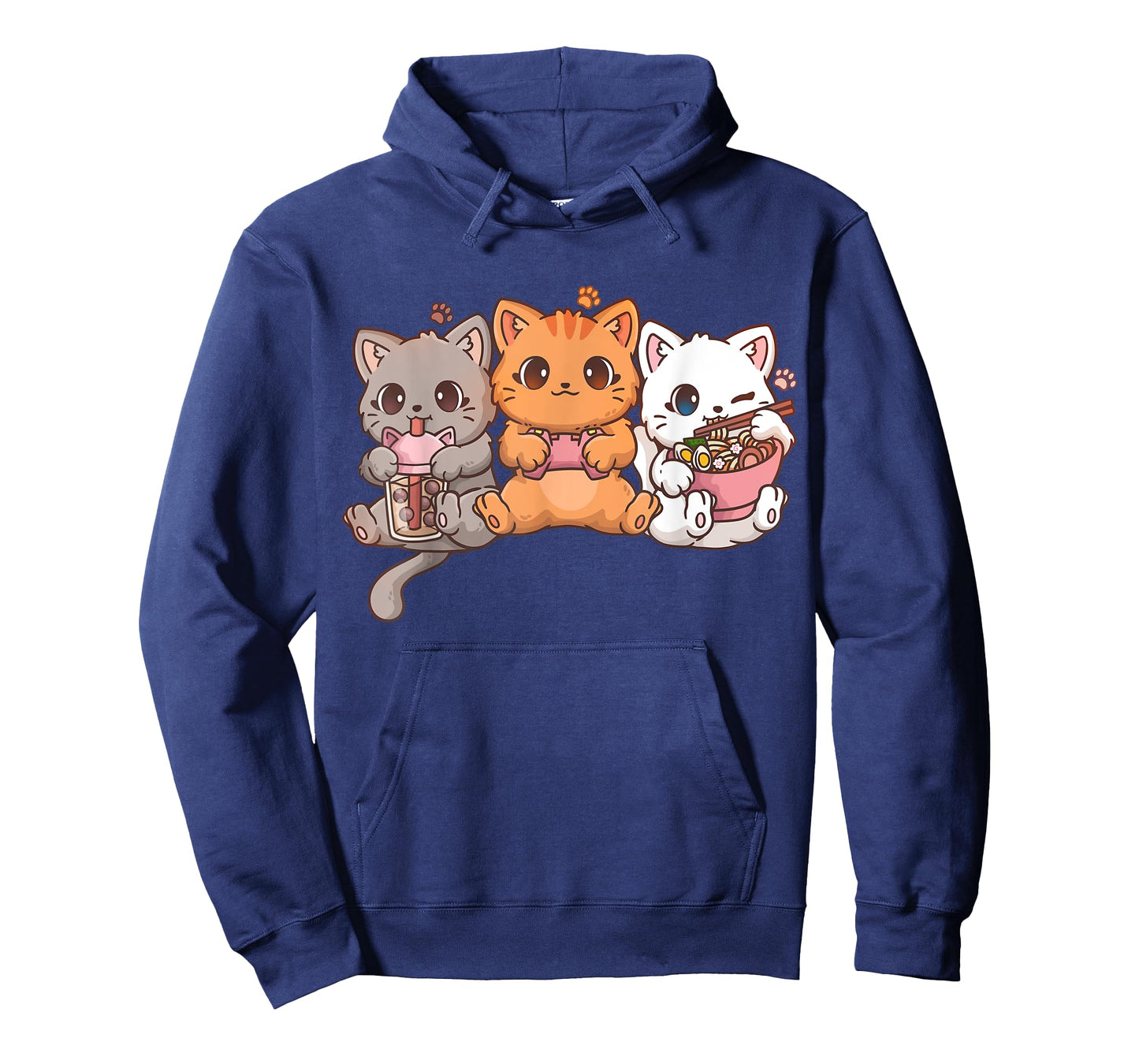 Kawaii Gamer Gaming Cat Boba Cat Bubble Tea Ramen Cats T-Shirt