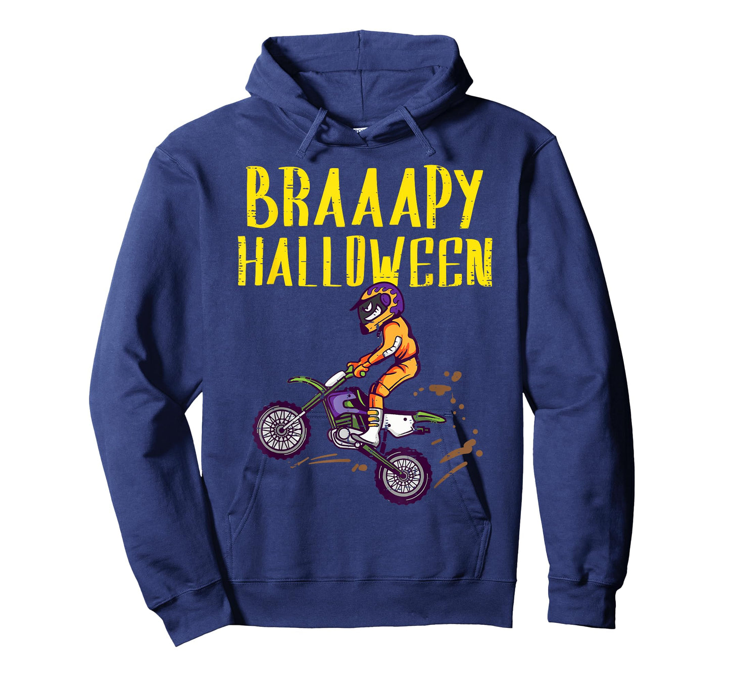 Braapy Halloween Dirtbike Motocross Costume Men Boys Kids T-Shirt