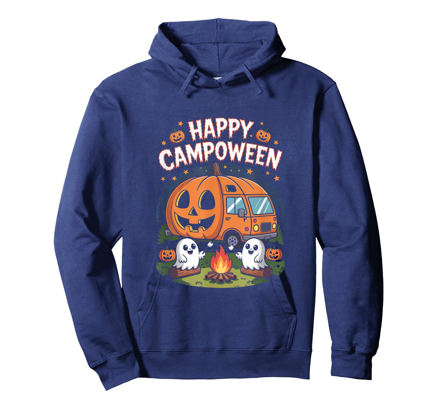 Happy Camp-O-Ween Halloween Camping Ghosts T-Shirt
