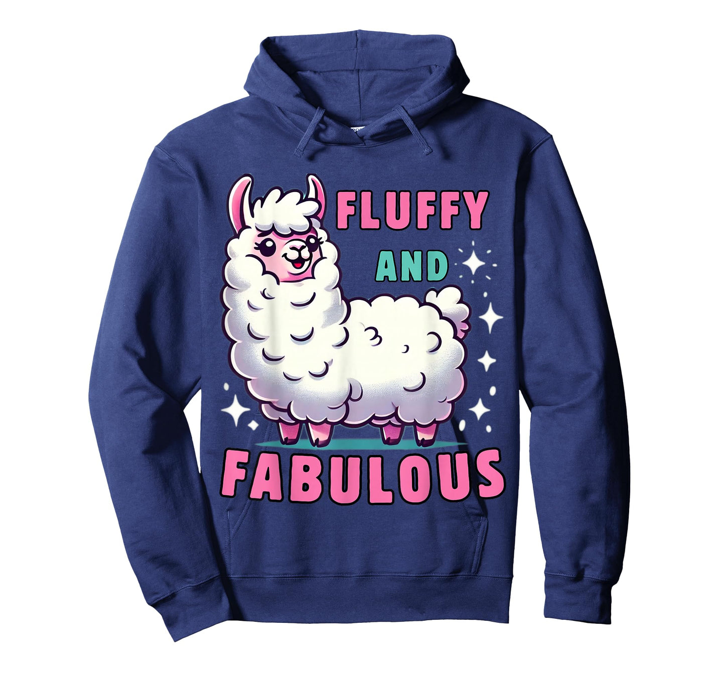 Fluffy and Fabulous Cute Llama for Animal Lovers T-Shirt