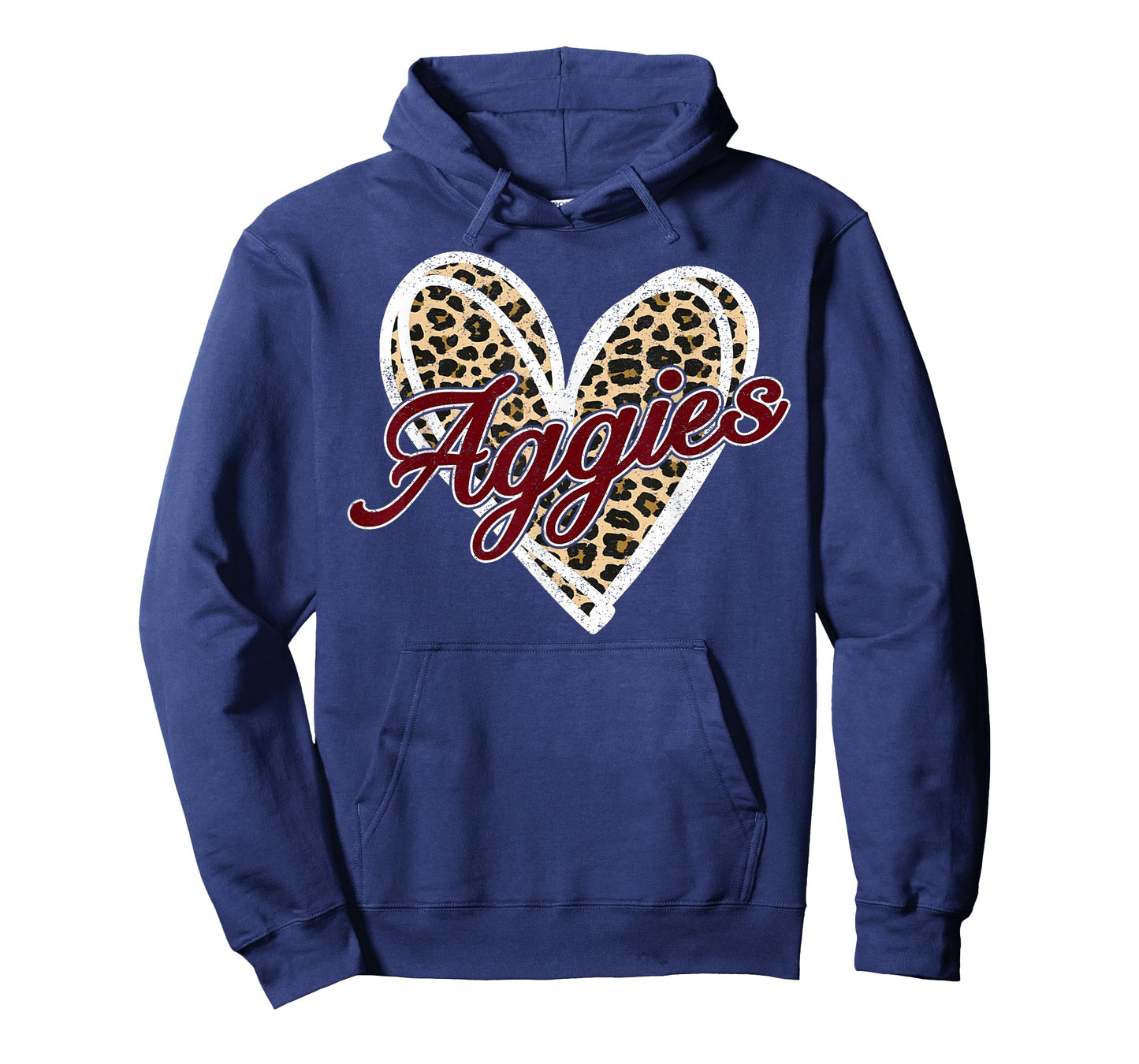 Retro Personalized Aggies-Heart Men Women Kid T-Shirt