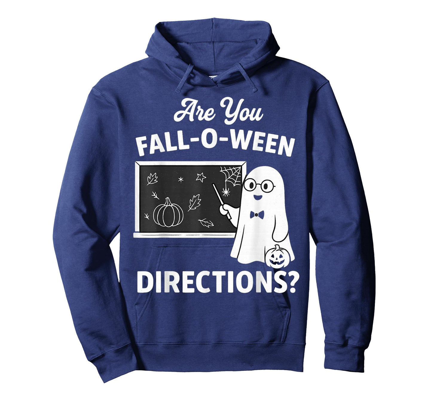 Retro are You Fall O Ween Directions Teacher Halloween Ghost T-Shirt