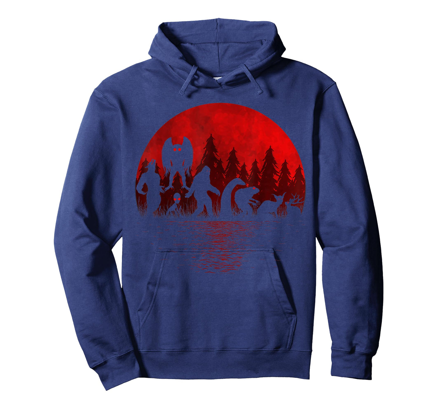 Bigfoot Loch Ness Monster Mothman And Others! Funny Cryptid T-Shirt