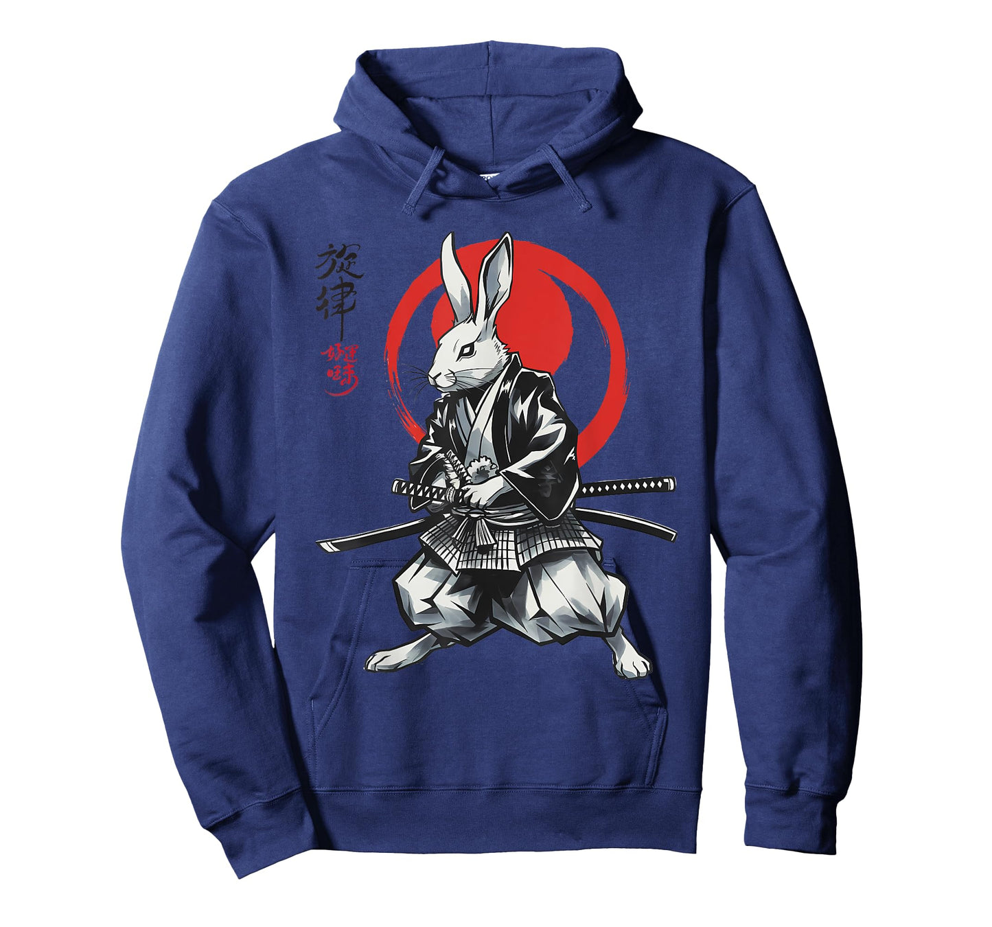 Samurai Ronin Rabbit Ukiyo Ink Warrior Japanese Rabbit Art T-Shirt