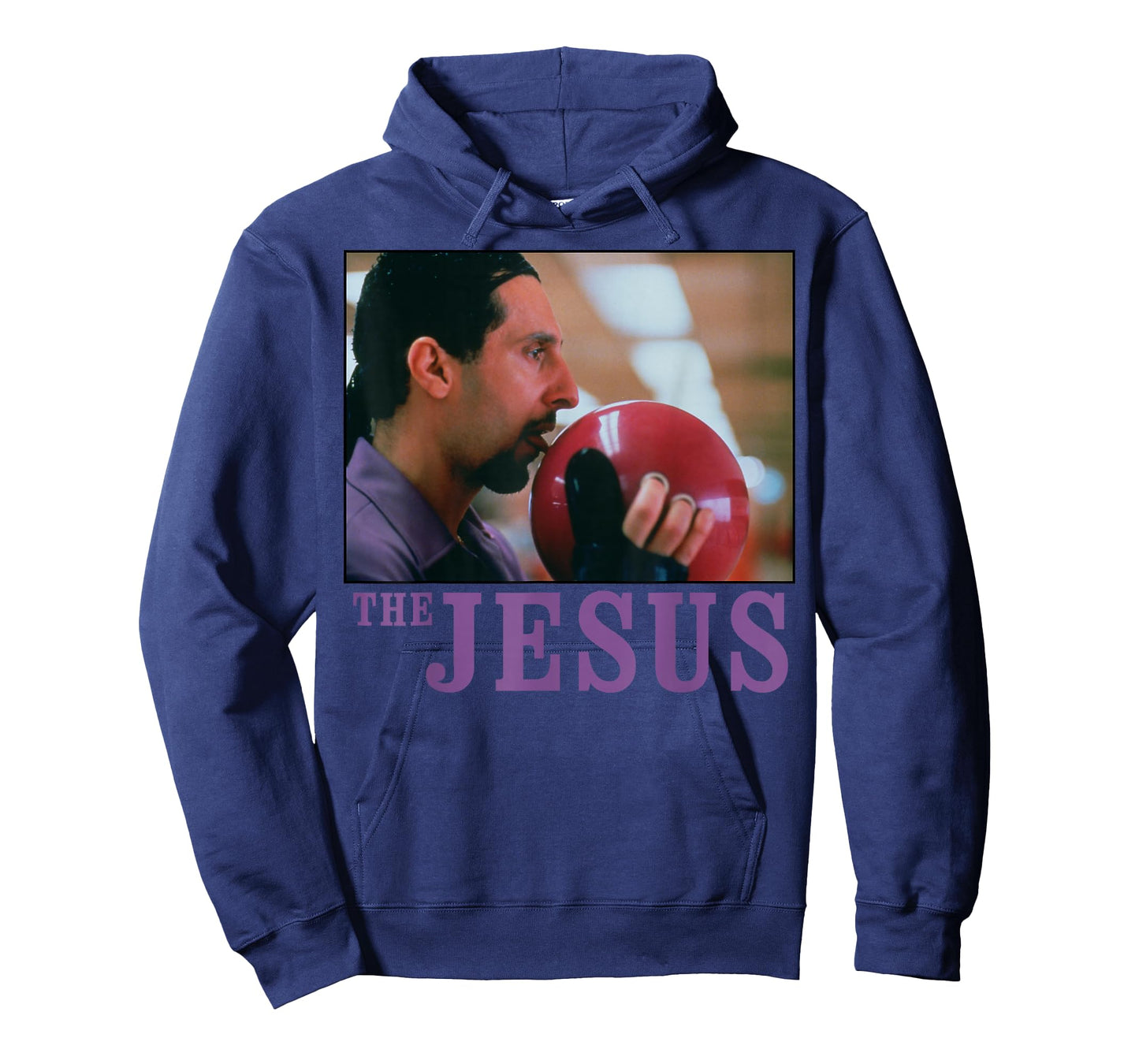 The Big Lebowski Jesus Licking The Bowling Ball Graphic Tee T-Shirt