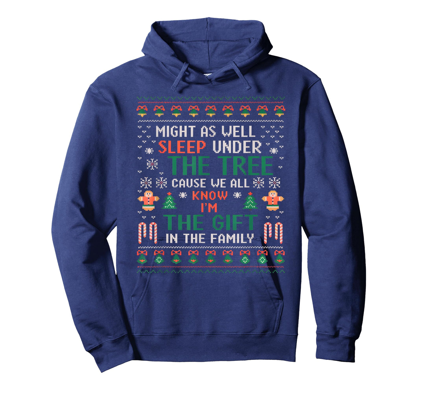 Might As Well Sleep Under The Tree Funny Christmas T-Shirt