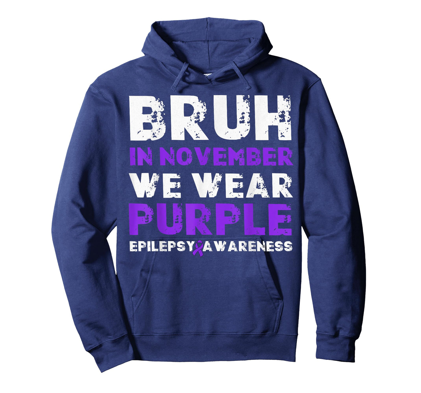 Bruh In November We Wear Purple Epilepsy Awareness Boys Kids T-Shirt