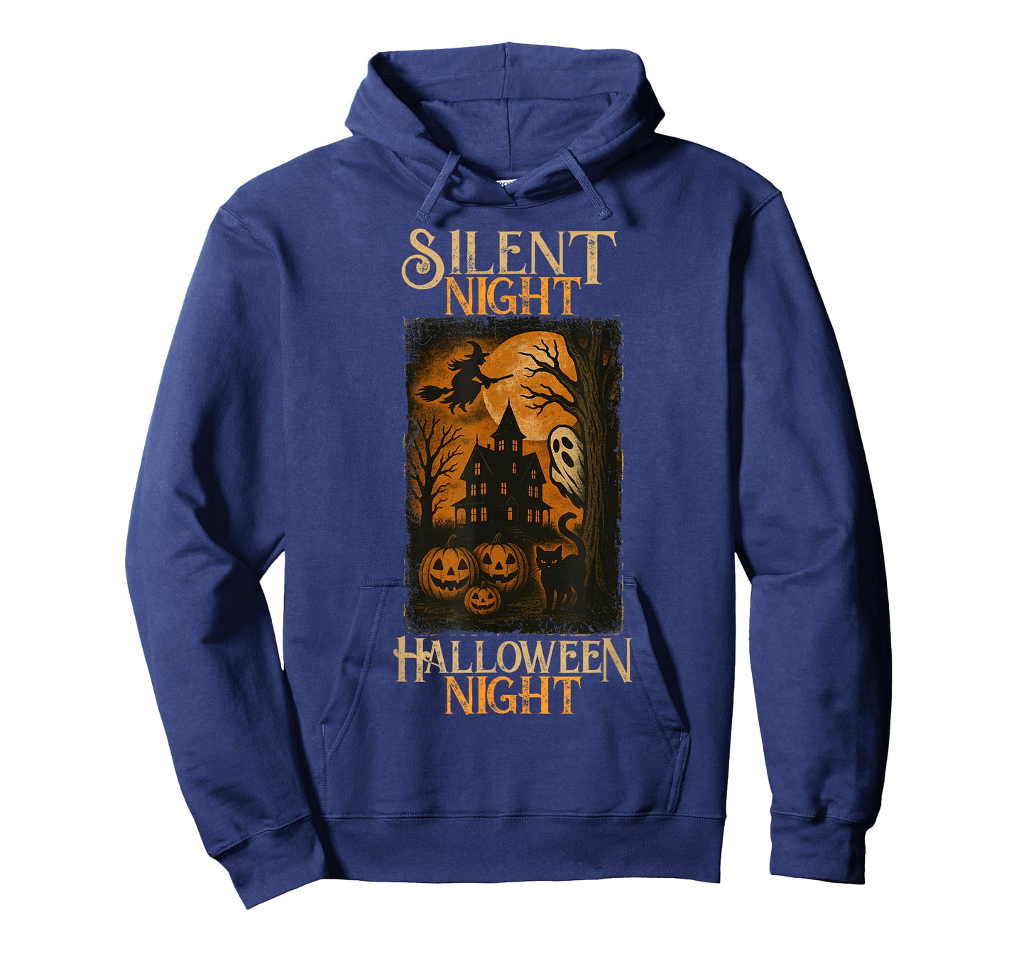 Funny Halloween Poster Silent Night Halloween Night T-Shirt