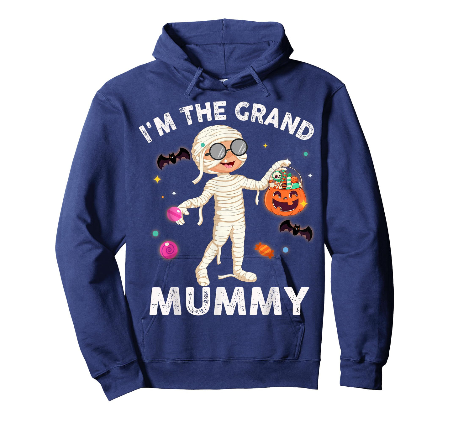I'm The Grand Mummy Funny Grandma Halloween T-Shirt