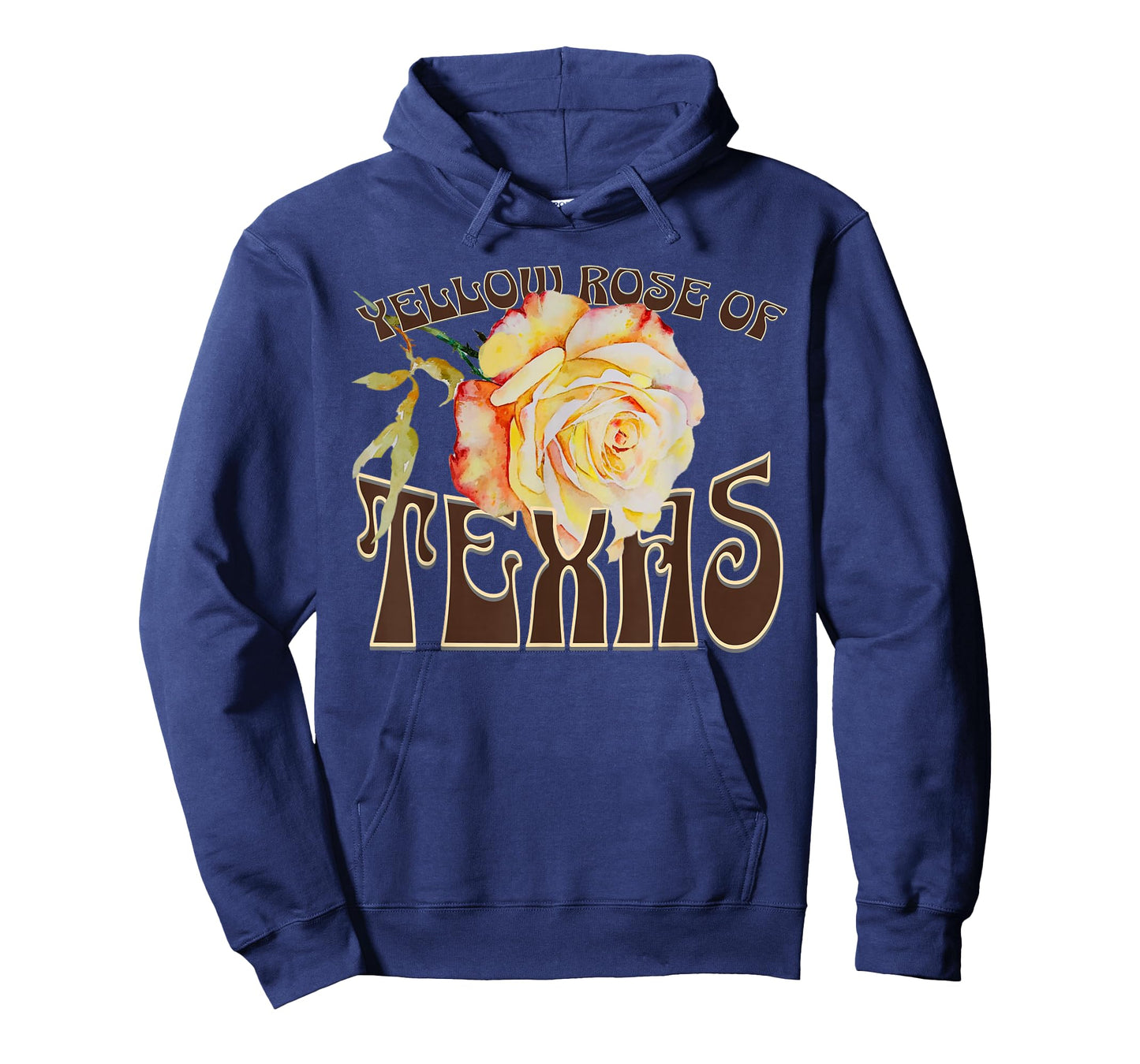 Yellow Rose of Texas Watercolor Rose T-Shirt