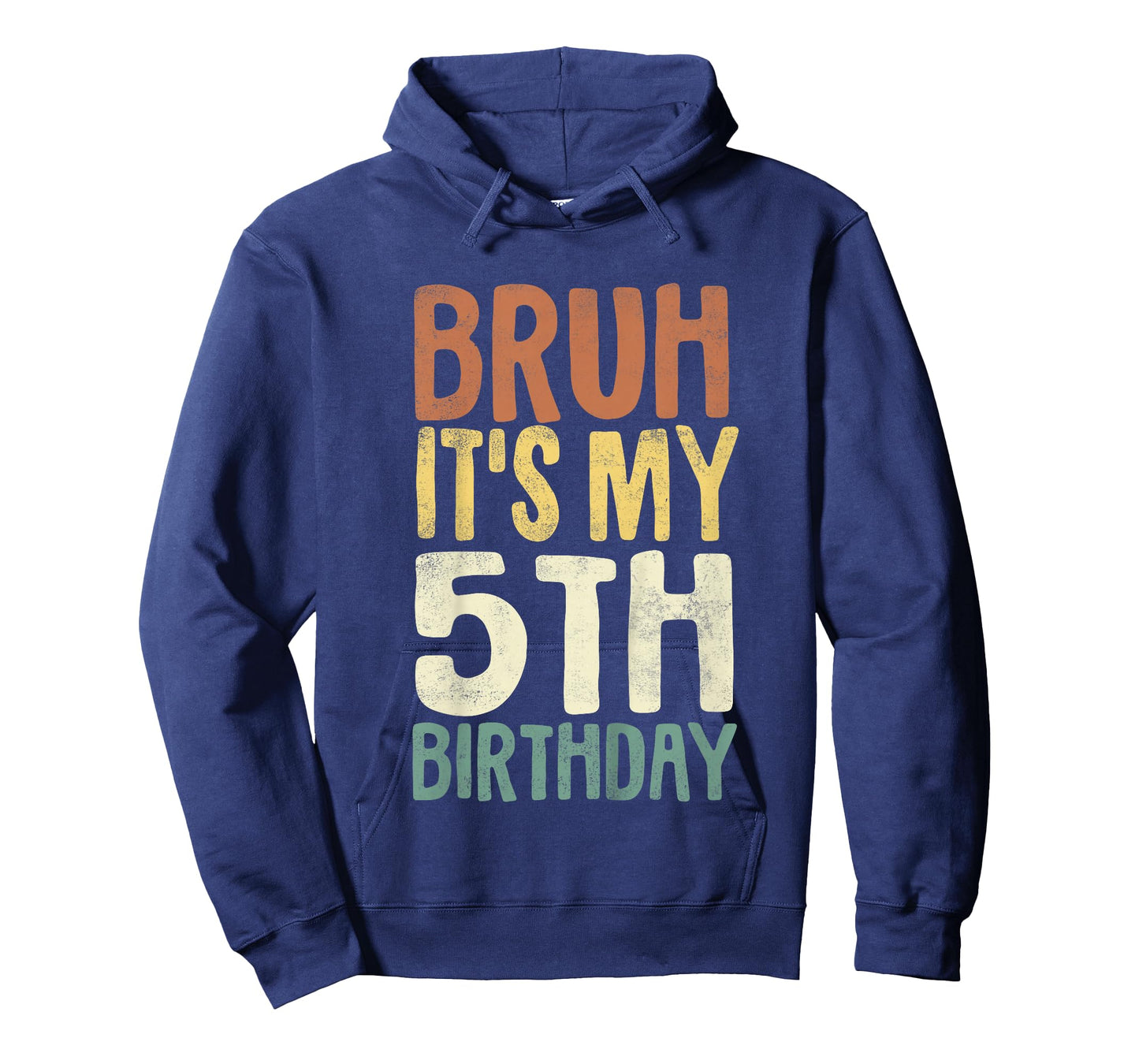 Kids Bruh It's My 5th Birthday 5 Year Old Gifts Five BDay T-Shirt
