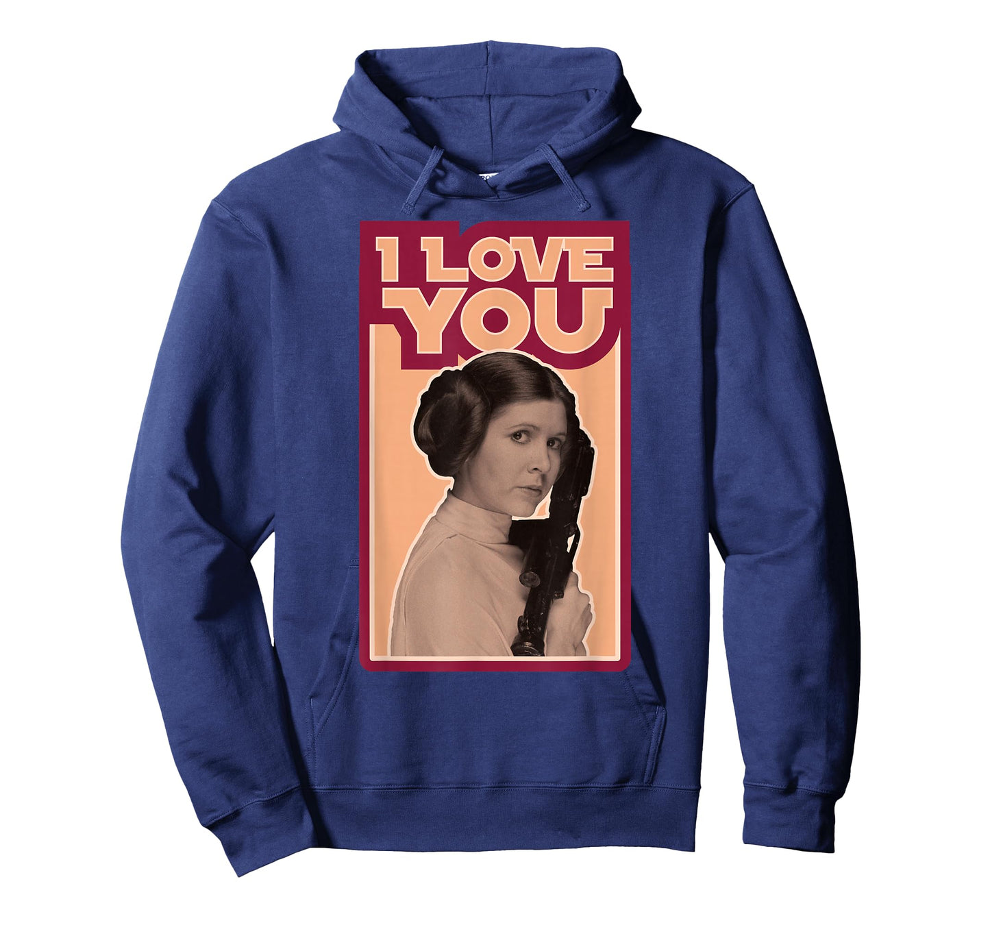 Star Wars Valentine's Day Princess Leia I Love You Vintage T-Shirt