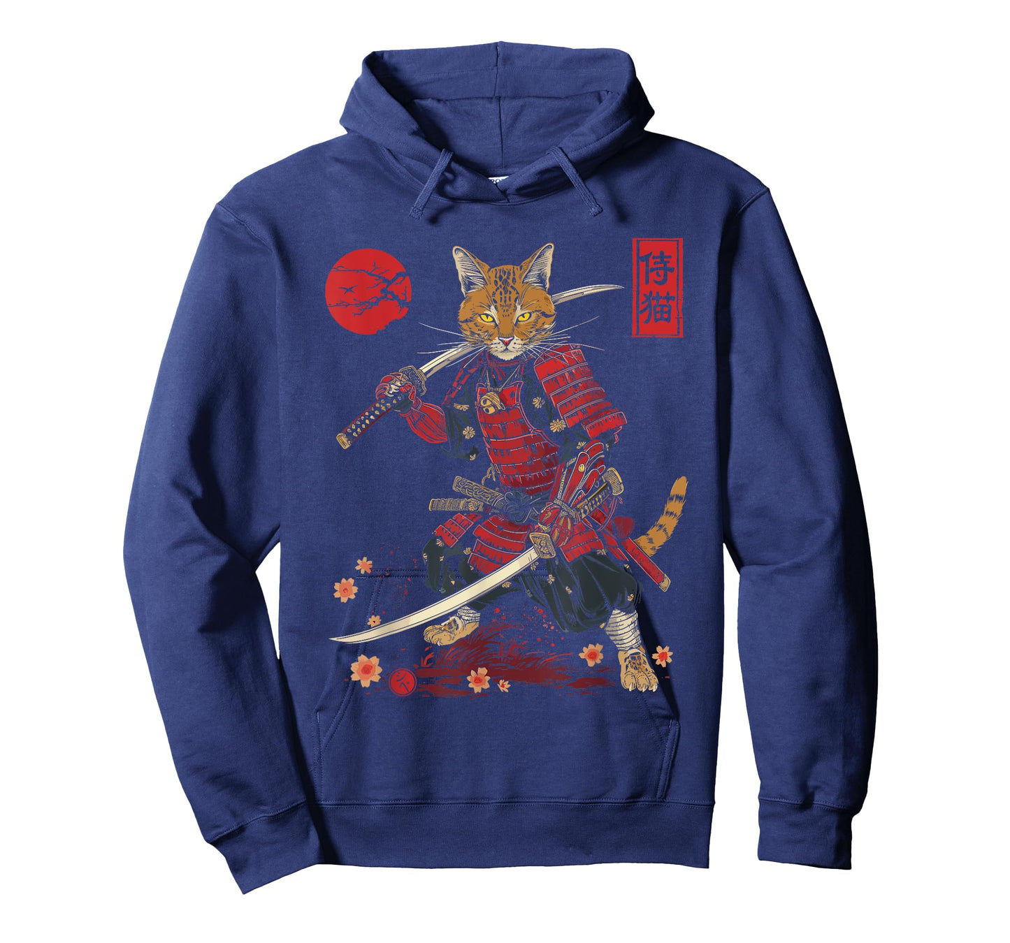 Samurai Cat, Japanese Cat Art Aesthetic, Cat Lover T-Shirt