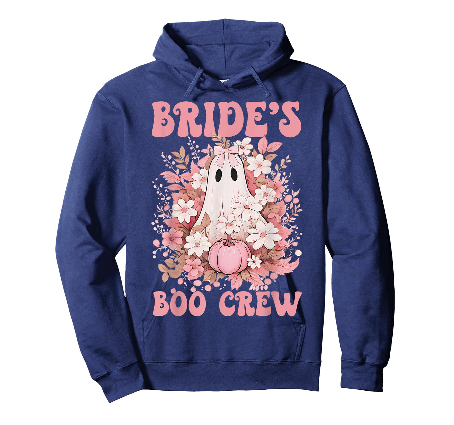 Bride's Boo Crew Cute Floral Ghost Halloween Bachelorette T-Shirt