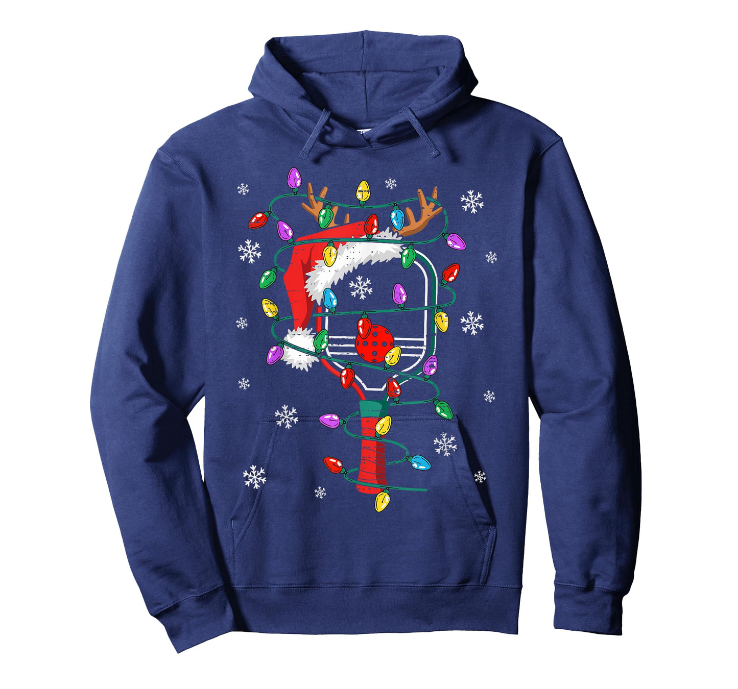 Christmas Pickleball Xmas Santa Sports Hat Mens Womens Kids T-Shirt