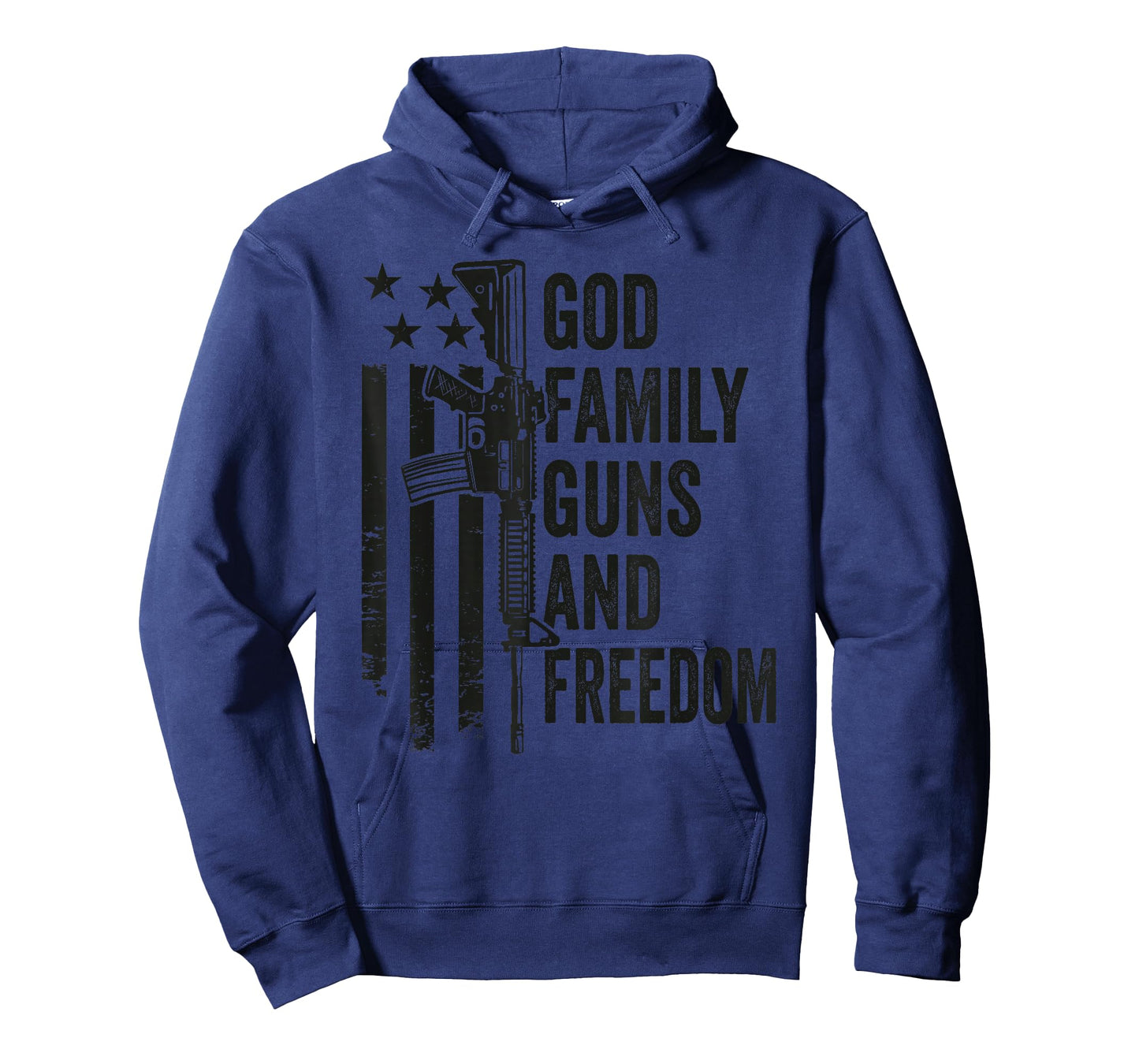 GOD Family Guns & Freedom - Gun Rights Faith Jesus Camo T-Shirt