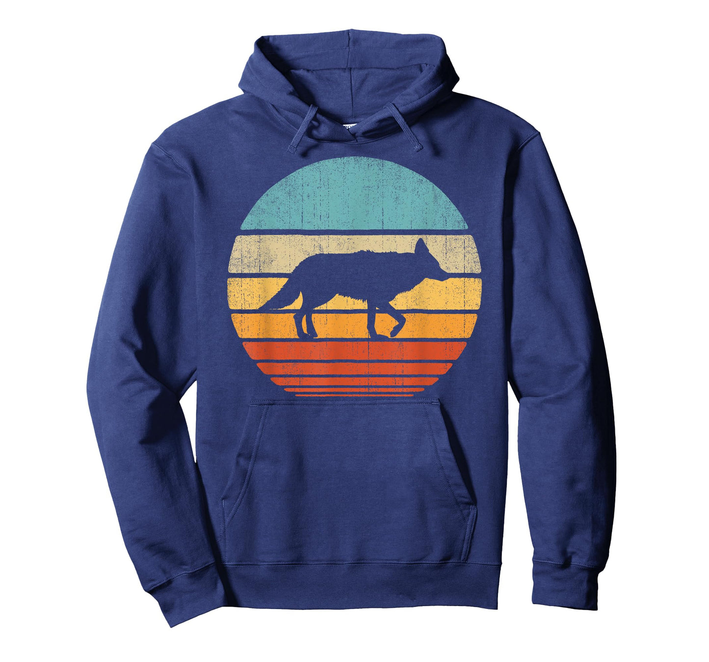 Coyote Retro Vintage 60s 70s Sunset Mammal Animal Men Women T-Shirt