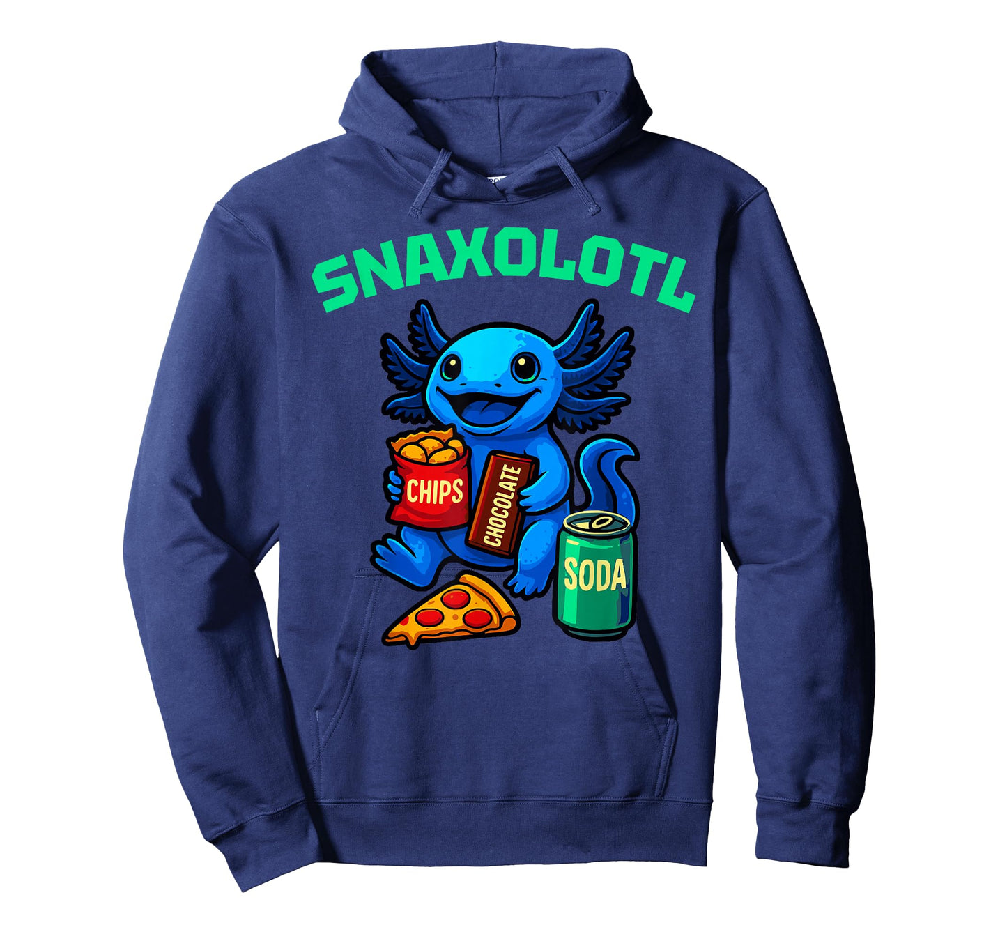 CUTE AXOLOTL Funny Snaxolotl Snacks A Lot Axolotl Kids T-Shirt