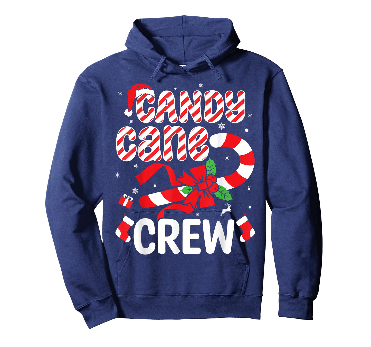 Candy Cane Crew - Funny Christmas Holiday Men Women T-Shirt