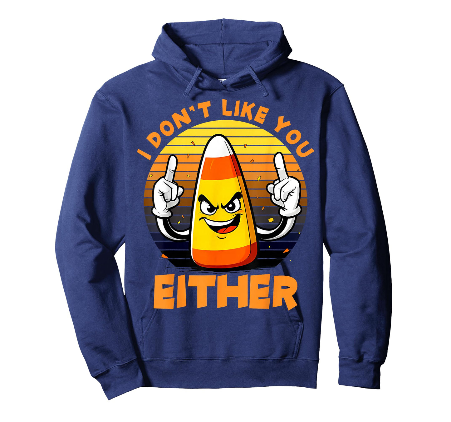 Halloween Costume Team Candy Corn I Don't Like You Either T-Shirt