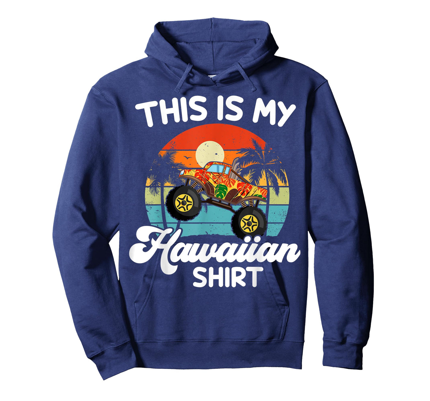 This My Hawaiian Shirt Hawaii Kids Boy Toddler Monster Truck T-Shirt