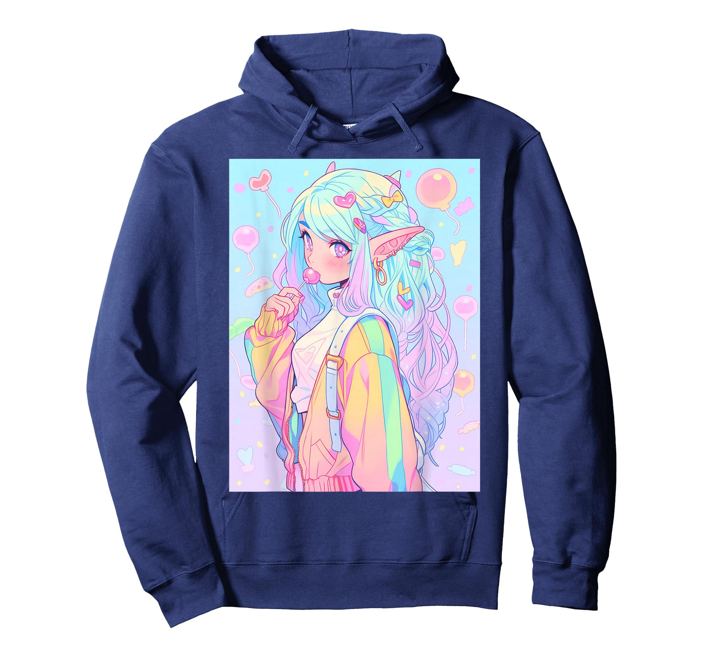 Anime Girl Pastel Kawaii Waifu Elves Girl T-Shirt