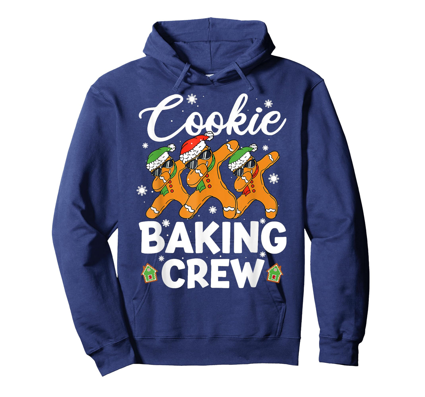 Dancing Gingerbread Man Cookie Baking Crew Christmas Funny T-Shirt