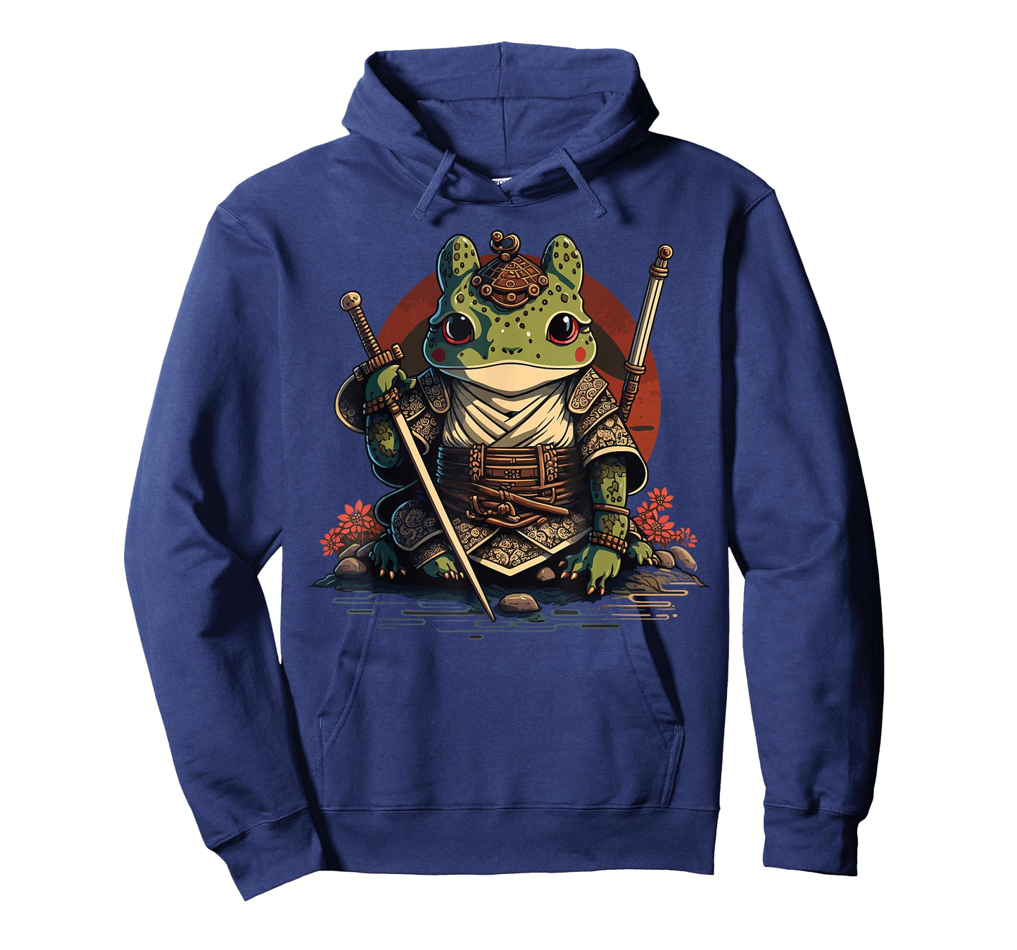 Samurai Frog Warrior Japanese Ninja Frog Kawaii T-Shirt