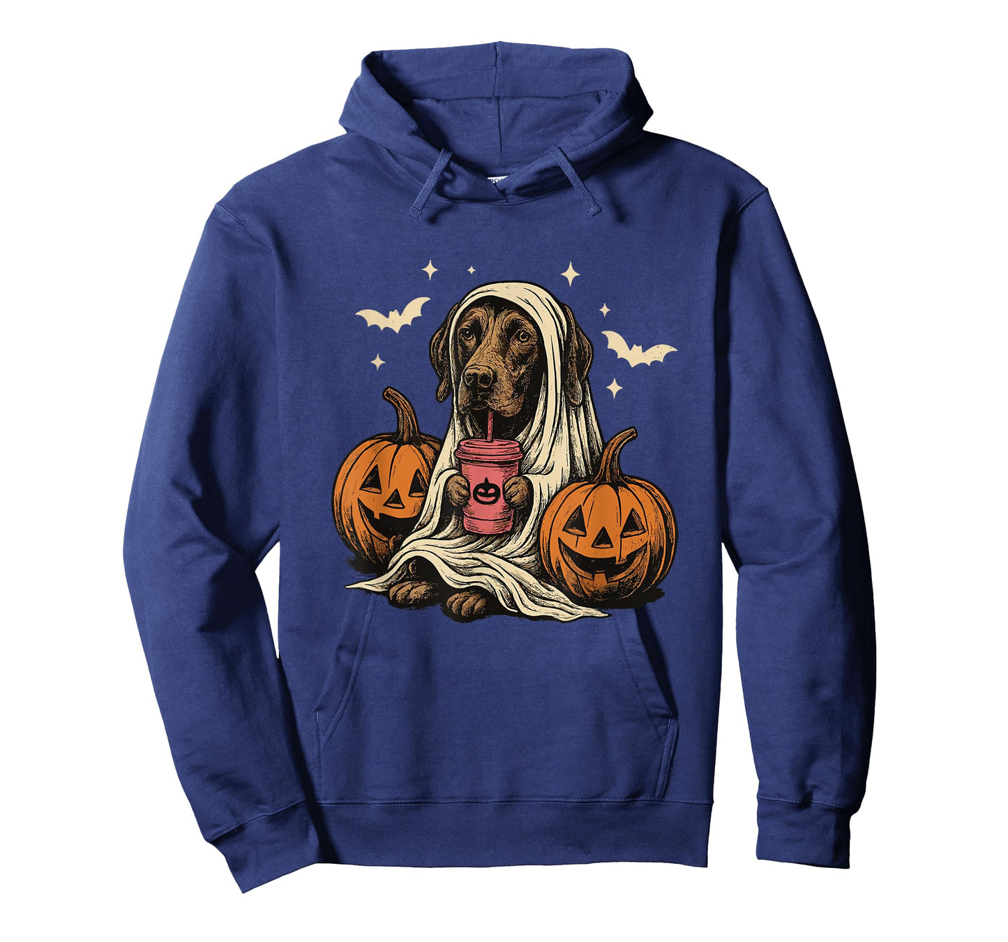 Ghost German Shorthaired Pointer Halloween Fall GSP Dog Mom T-Shirt