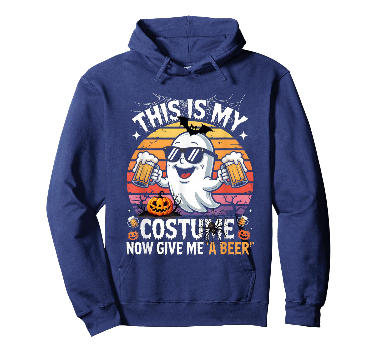 This is My Halloween Costumes Now Give Me A Beer Ghost Drunk T-Shirt