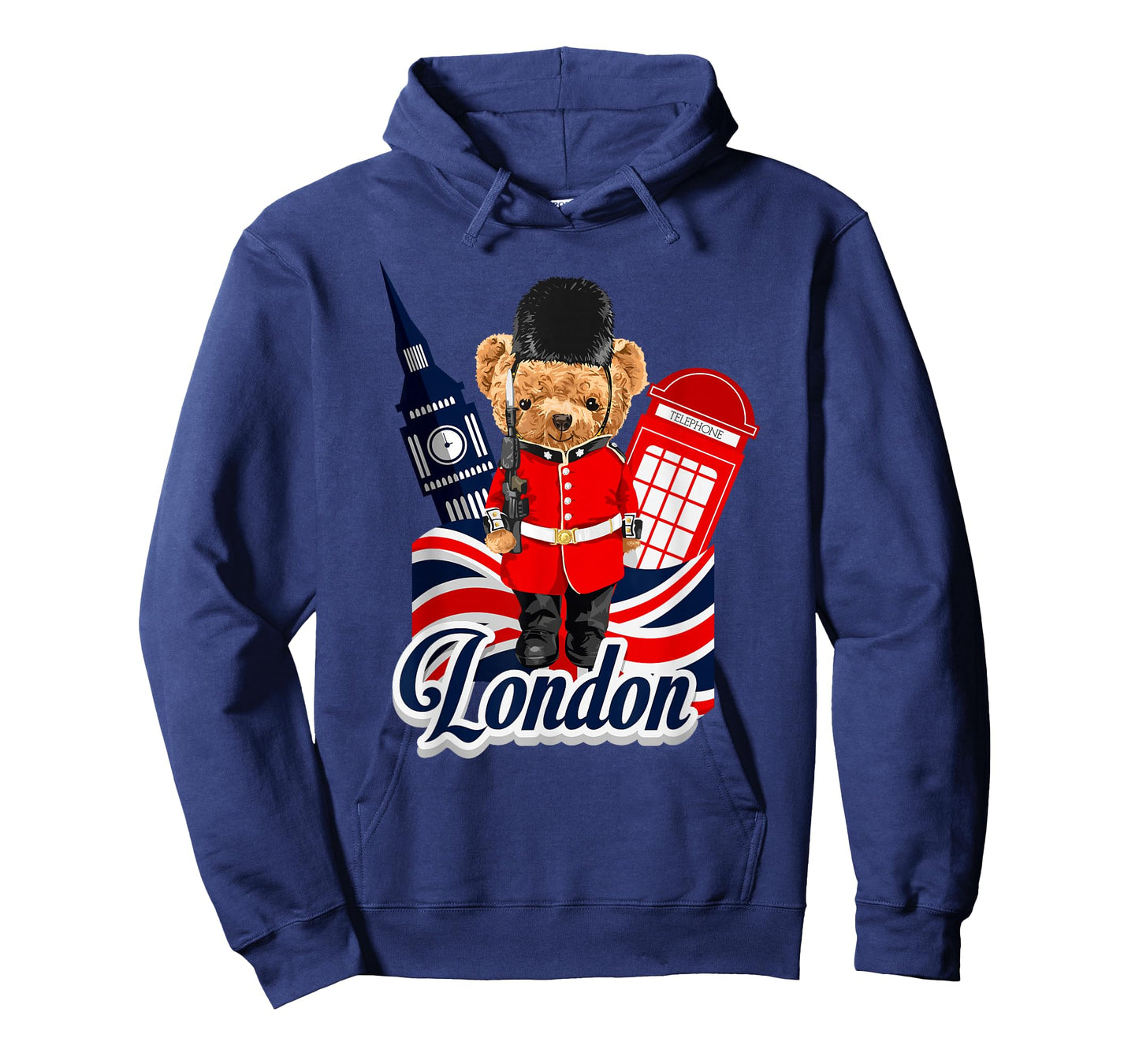 London Teddy Bear Queen Guard Illustration Graphic Anime T-Shirt