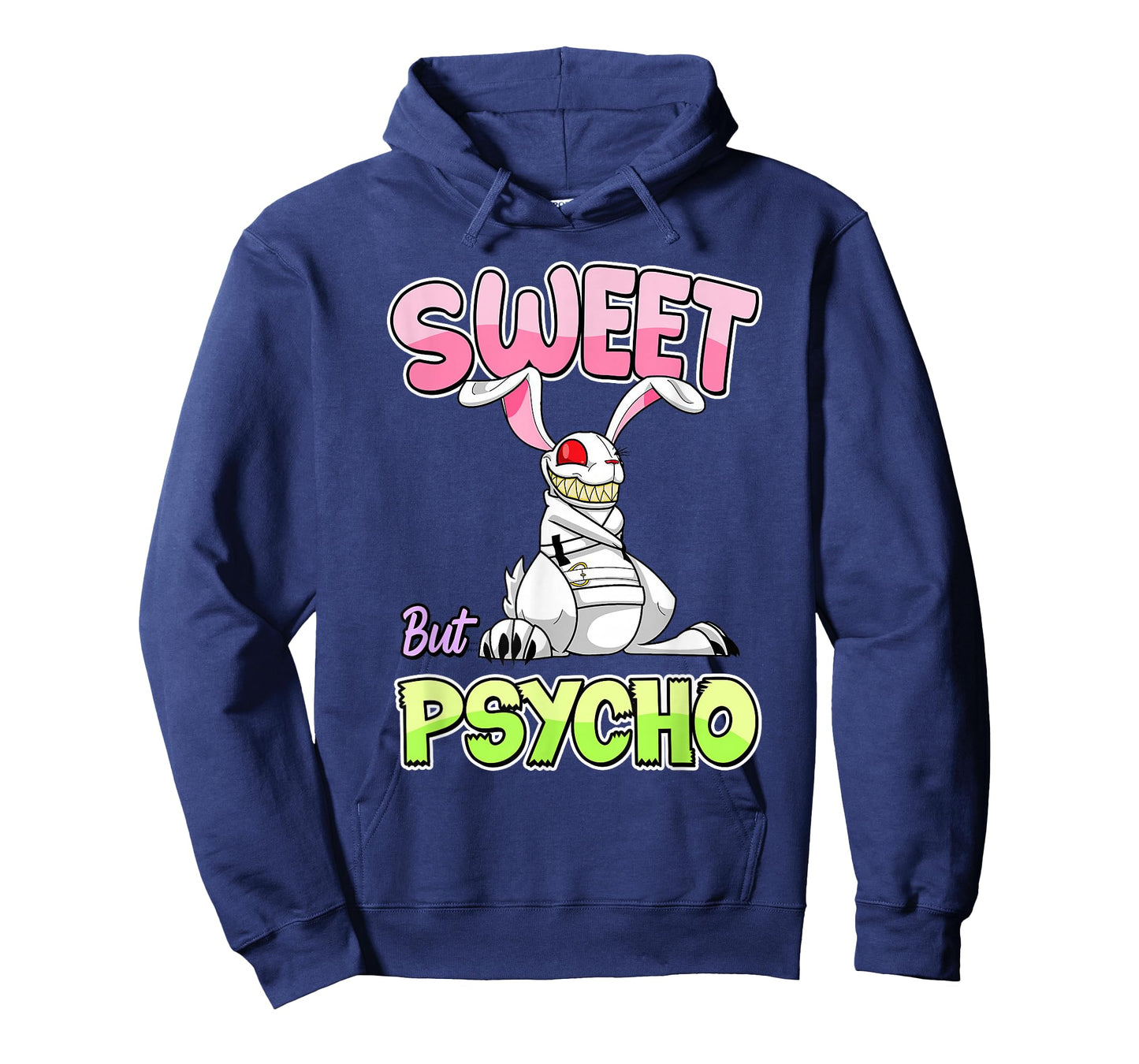 Sweet But Psycho Shirt Bunny Creepy Gothic Rabbit Funny T-Shirt