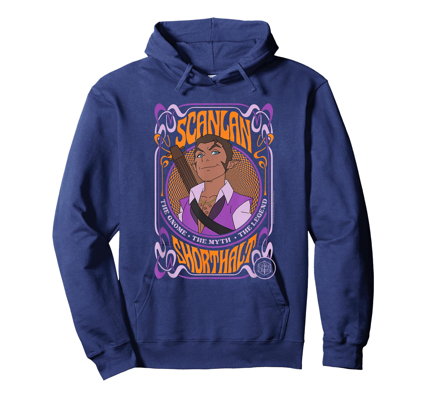 The Legend of Vox Machina Scanlan Psychedelic Frame T-Shirt