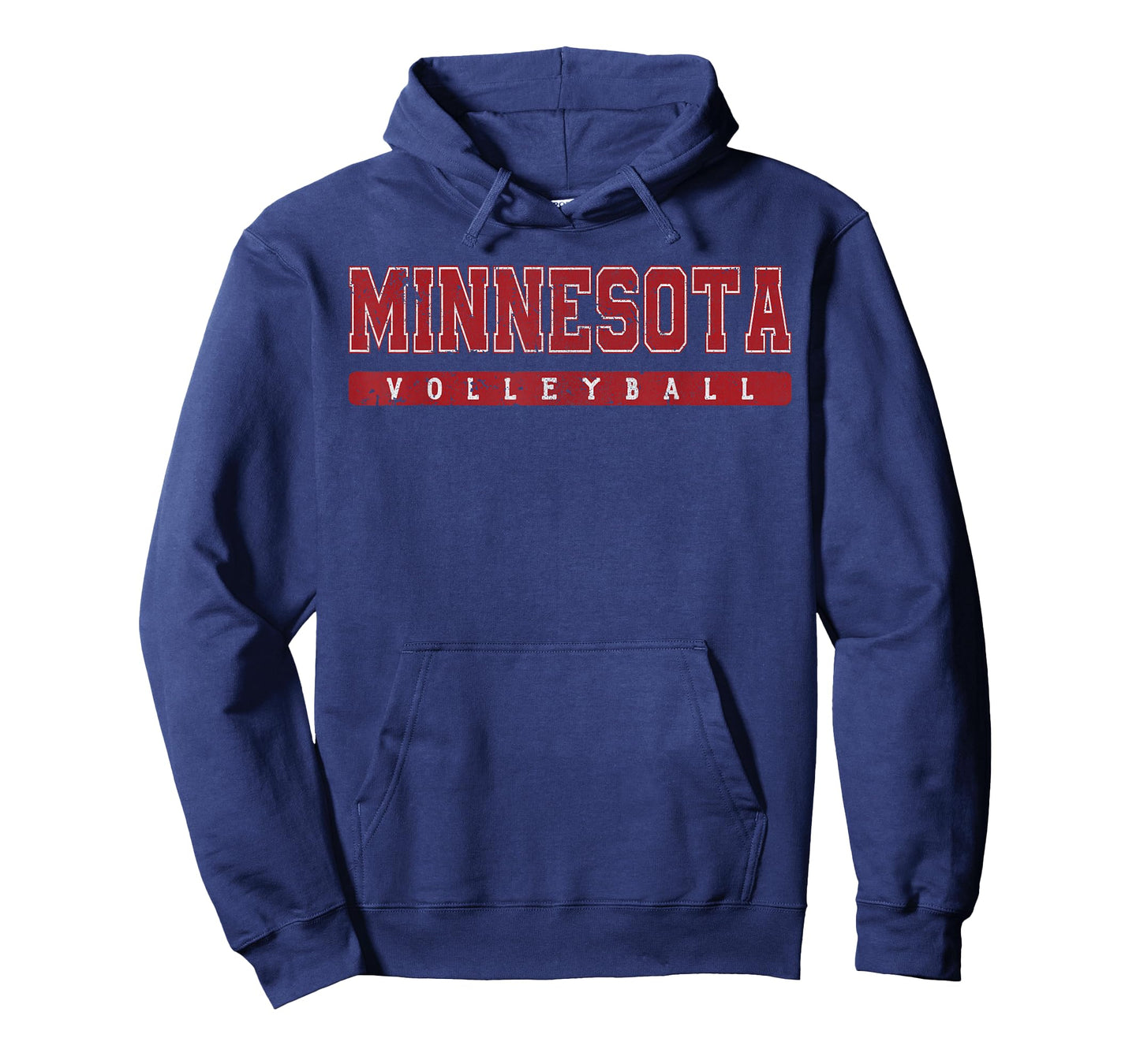 Minnesota Volleyball Red Vintage Text T-Shirt