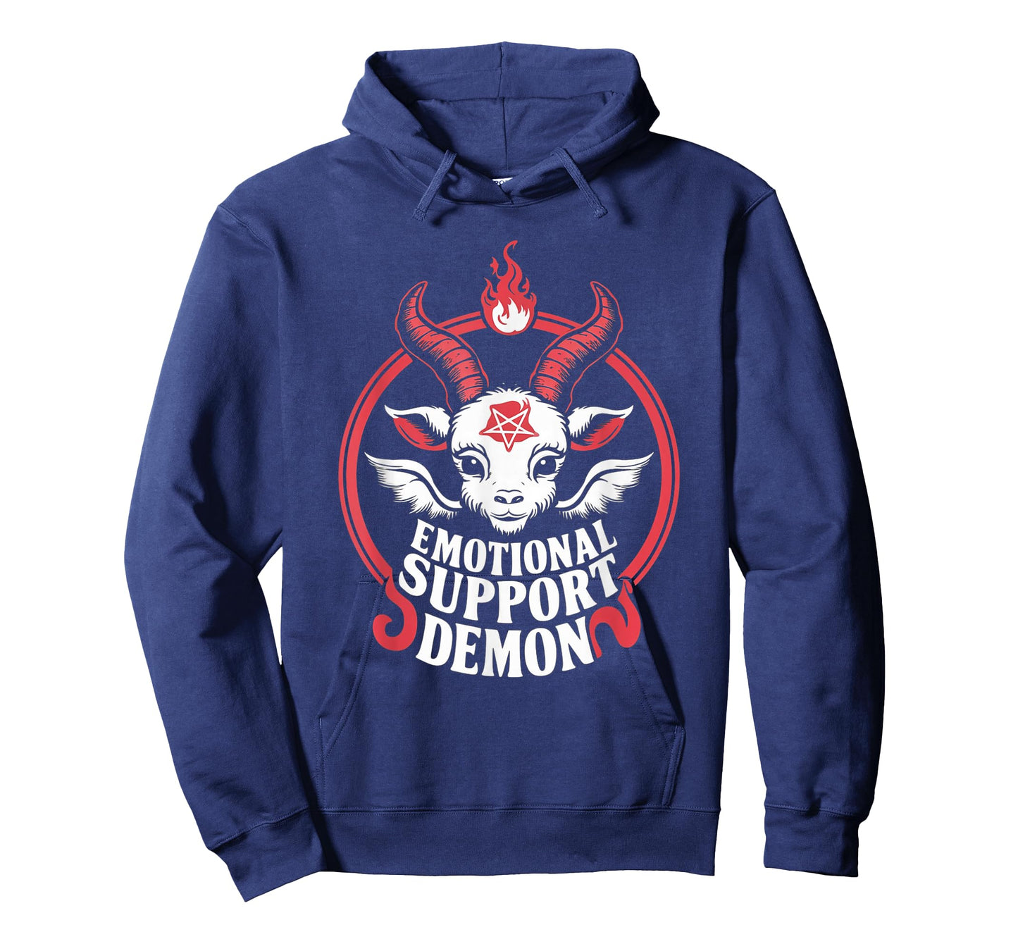 Funny Emotional Support Demon Kawaii Baphomet Goth T-Shirt