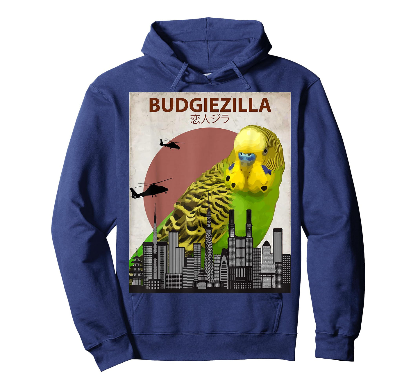 Budgiezilla | Budgie T-Shirt for Budgerigar Parakeet Lovers T-Shirt
