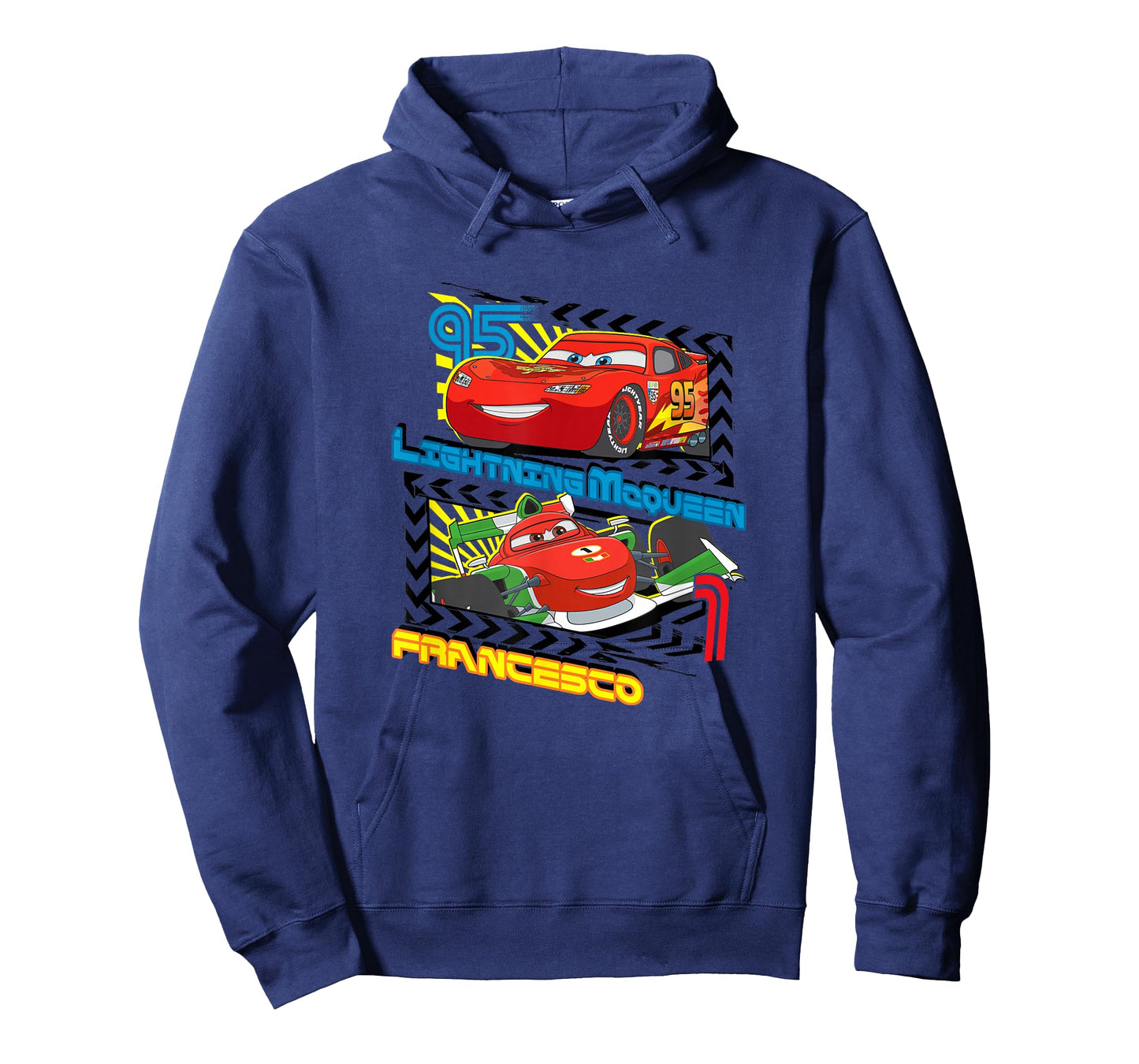 Disney Pixar Cars 2 Lightning McQueen VS Francesco T-Shirt